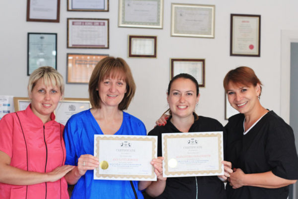 Edita – Tutor, Jan and Lexie graduated Master Cat Groomers, Svetlana – Head Tutor